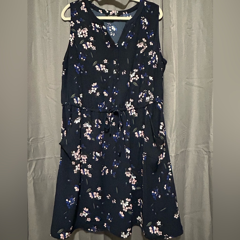 Caira Tie Waist Sleeveless Dress